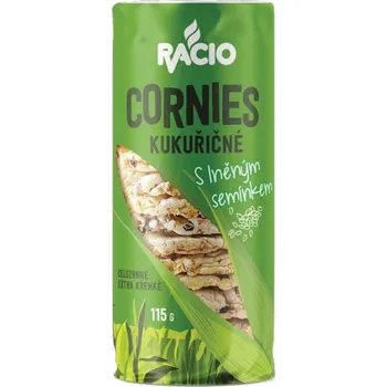 Pečivo Racio Cornies se lněným semínkem