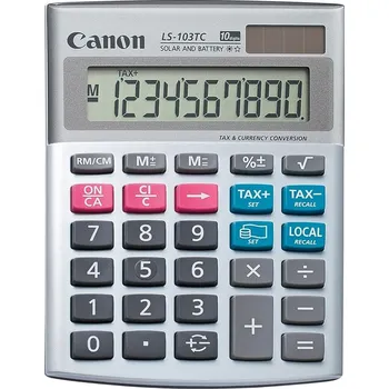 Kalkulačka Canon-IT Kalkulačka Canon LS-103TC - stříbrná