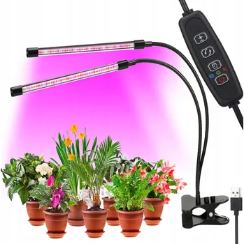 LED osvětlení LED panel GROW pro pěstování rostlin Blow 9 W