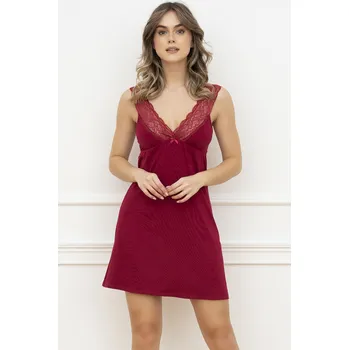 Dámské noční prádlo Noční košilka Italian Fashion Samaria sz.r. Barva: Bordó, Velikost: S