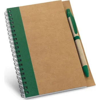 Diář STRICKER Blok se spirálovou vazbou B6 ASIMOV Barva: středně zelená