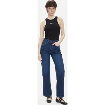 Dámské džíny Pepe Jeans Jeansy Robyn PL204901 Modrá Straight Fit 29_30