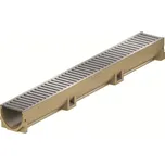 Žlab odvodňovací polymerbetonový ACO Euroline s pozinkovaným roštem, délka 1000 mm