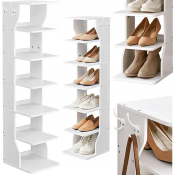 Botník Botník Songmics 26,4 x 110,4 x 30 cm bílá