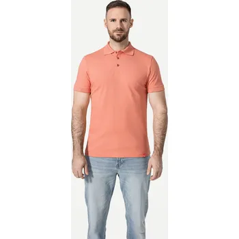 Pánské tričko CityZen - DAX Pánská polokošile lososová M