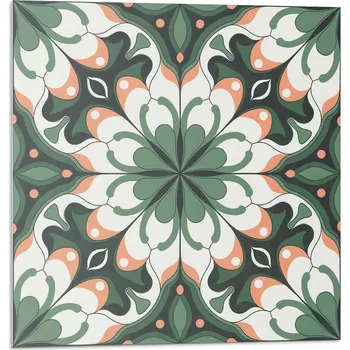 Obraz Dekorativní vinylové obklady na stěnu, stylový rostlinný vzor, 20 ks, 20x20 cm