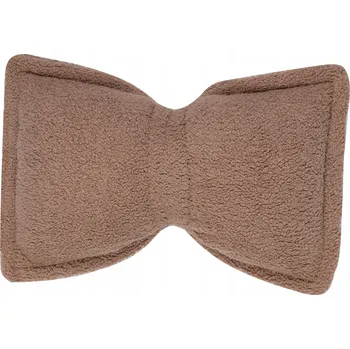 Polštář Polštář s výplní mašle o rozměrech 40 x 50 cm Boucle hnědý