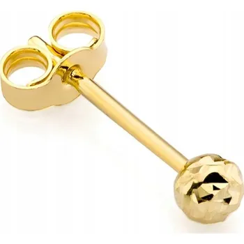 Náušnice Náušnice Marko zlaté klasické Au 585 puzetka kroužek 1,30 cm