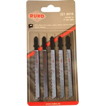Pilový plátek Sada pilových listů na dřevo T101BR, 5ks RUKO (78.3218018)