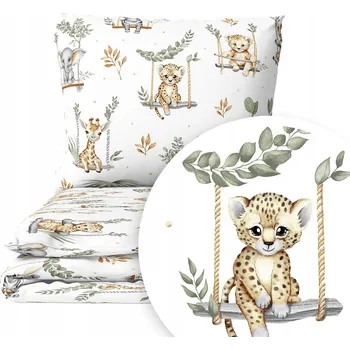 Povlečení Sada povlečení Čtyři Sloni 100 x 135 cm, vícebarevné