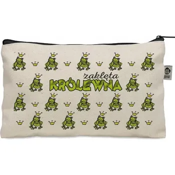 Kosmetická taška Kosmetická taštička béžová k NAROZENINÁM Zakletá princezna dárek KO_320