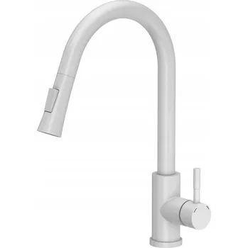 Vodovodní baterie Kuchyňská stojánková baterie Quadron Julia bílá