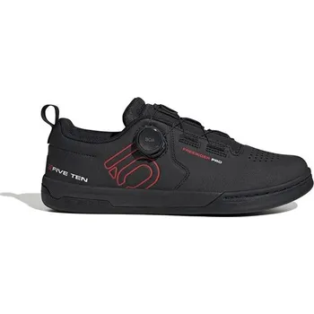 Pánské cyklistické tretry Five Ten Pánské boty Five Ten Freerider PRO BOA, Core Black-Red-Cloud White - 38 2/3