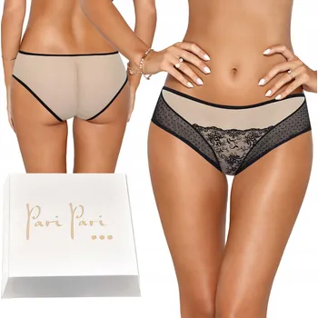 Kalhotky PariPari Imi Kalhotky KALHOTKY krajka béžová černá L