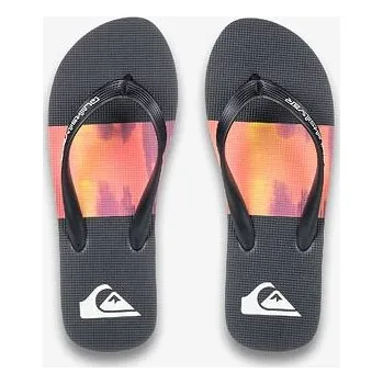 Pánské pantofle pantofle QUIKSILVER Molokai Stripe 25 FIERY CORAL BLOOFADE velikost bot 42