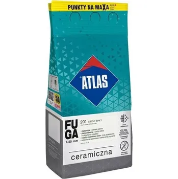 Spárovací hmota Keramická spárovací hmota ATLAS Teplá Bílá 201 5 kg