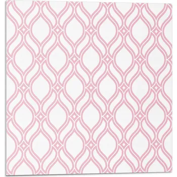 Obraz Dekorativní vinylové obkladové panely na stěnu, stylový vlnitý vzor, 20 ks, 20x20 cm