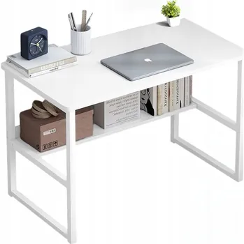 Psací stůl Obdélníkový psací stůl Rebiko 100 x 45 x 73 cm bílý