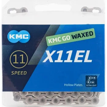 Řetěz na kolo Řetěz KMC X11EL Silver Waxed