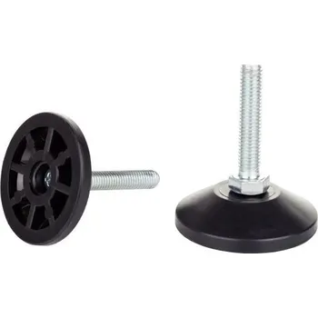 Nivelační přístroj Nivelační nožička s plastovou základnou průměr 40mm, M8, H 30mm