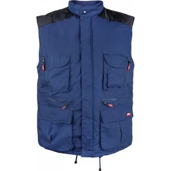 Pánská vesta vesta ISSA VICENZA modrá Velikost: XL