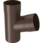 OKAPY POZINK LAKOVANÉ ZAMBELLI Pozink-lak svody 80 mm Odbočka svodové roury 80/80 RAL 8017 Hnědá