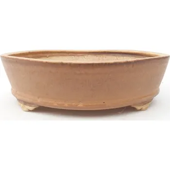 Květináč Keramická bonsai miska 21,5 x 21,5 x 6 cm růžová