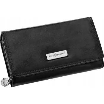 Peněženka Jennifer Jones peněženka eko kůže černá - dámská