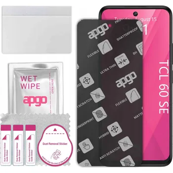 Pouzdro na mobilní telefon Hybridní Sklo apgo pro TCL 60 SE 1 ks