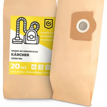 Sáček do vysavače 20x SÁČEK do VYSAVAČE Kärcher A2554 Me Papírový Sáček Sáčky DVOUVRSTVÉ 2A
