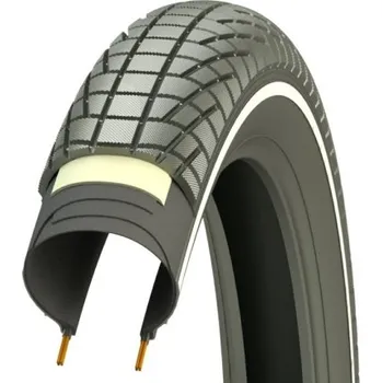 Plášť na kolo Plášť 20 x 1,95 DSI (50-406) protiprůraz, reflex - Černá-reflexní pruh, 50-406 protiprů