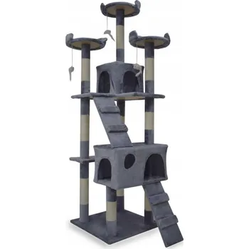 Vysoké škrabadlo, pelíšek, škrabací podložky, škrabací sloup, věž Animel 161 - 220 cm