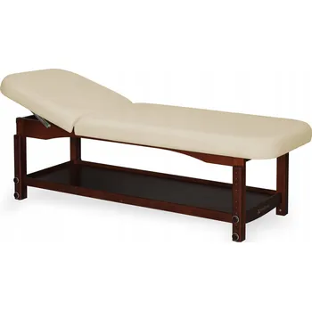 Zahradní lehátko Masážní lehátko dřevěné Habys hnědé