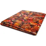 Plachta 6x6m s potiskem podzimního listí s oky