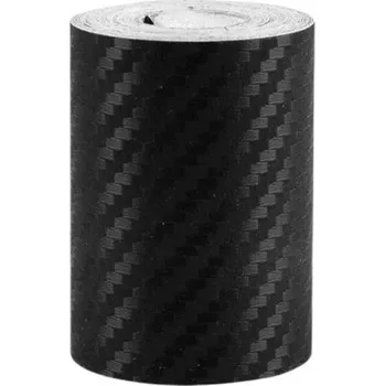 Lepicí páska 3D černá karbonová páska 7 cm x 5 m na auto Hrany dveří Zrcátka Samolepicí vinylová páska Voděodolná Proti poškrábání Kolizní ochrana