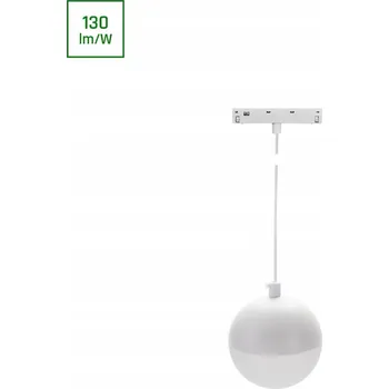 SYSTEM SHIFT BASIC - GLOBE P SVÍTIDLO KOULE ZÁVĚSNÉ 90MM 10W 4000K BÍLÁ