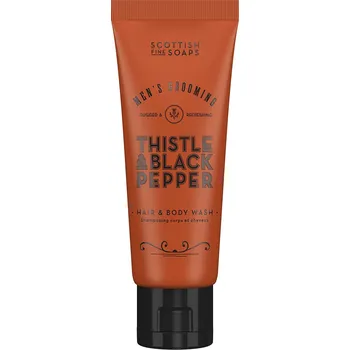 Sprchový gel SCOTTISH FINE SOAPS Thistle & Black Pepper Pánský sprchový gel na tělo i vlasy, 75 ml