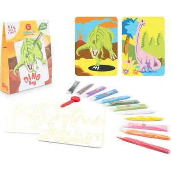 omalovánky Pískové malování - Dinosauři