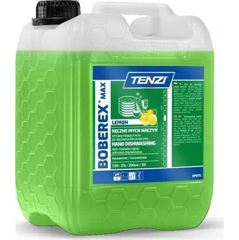 Mycí prostředek PŁYN DO MYCIA NACZYŃ TENZI BOBEREX MAX VYSOKÁ ÚČINNOST CITRON NÁDOBÍ 5L