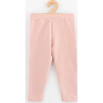 NEW BABY Dětské legíny z teplákoviny Kindergarten light pink - vel. 128/134