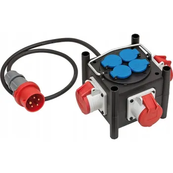 Prodlužovací kabel Prodlužovací Kabel Brennenstuhl 1 m 4 zásuvky černý s uzemněním