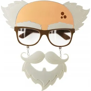 BRÝLE STARÝ PÁN S KNOUREM A BRODOU