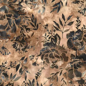 Hoffman 3379-311 bali batika hnědá bavlněná látka