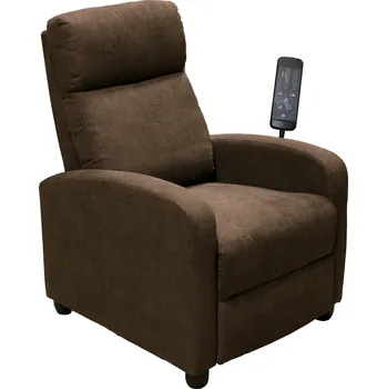 Křeslo Masážní křeslo DELUXE hnědé