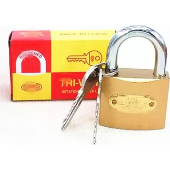 Visací zámek Kovová visací zámek 32 mm se třemi klíči NO:363