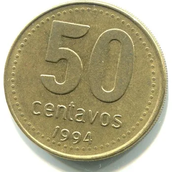 ARGENTINA. 50 centavos 1994.