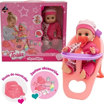 PANENKA MIMINKO TOSIA S ŽIDLIČKOU NA KRMENÍ A PŘÍSLUŠENSTVÍM ČŮRÁ