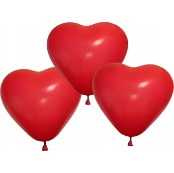 Balónek Balónky gumové Srdce červené 30cm/12"