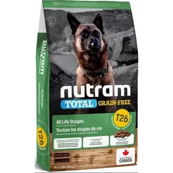 Krmivo pro psa T26 Nutram Total Grain Free Lamb, Legumes Dog 3x11,4kg