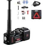 Elektrický zvedák VEVOR, 5 tun / 11 000 liber, hydraulický zvedák s vestavěným hustilkem, 12V výměna pneumatik s elektrickým rázovým utahovákem a LED světlem, přenosná sada zvedáku pro sedan, SUV, nákladní vůz